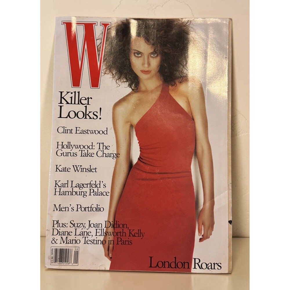 1996 W Magazine Shalom Harlow KATE MOSS Aerin Lauder Joan Didion Milla Jovovich